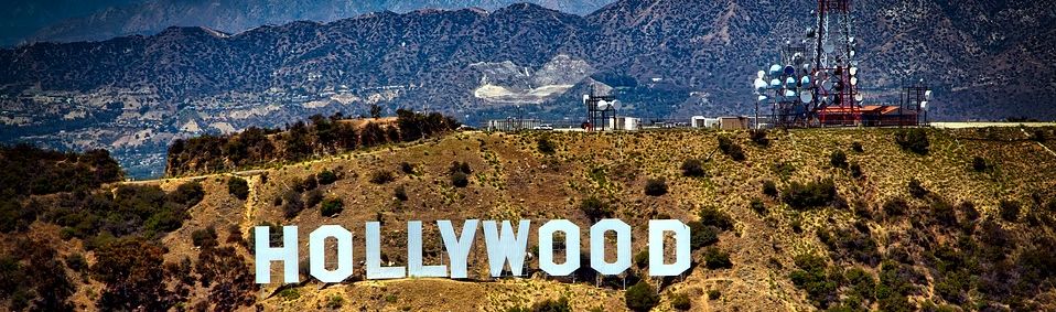 Blick auf die Hollywood Hills mit Hollywood Schriftzug.